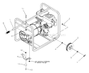 Page C Diagram and Parts List for 1667-0  Briggs and Stratton Generator